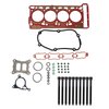 Engine Top-End Gasket Set w/Head Bolts Fits Select 2014-2020 Audi, Volkswagen Models w/1.8L, 2.0L L4 16V Turbocharged DOHC Eng.