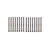 Cylinder Head Bolt Set Fits Select 1999-2017 Acura, Honda & Saturn 3.0L-3.7L V6 Engines [w/ 12-Point Head] - image 1