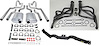 Header-Back Dual 2-1/2 in. Exhaust Kit 1978-1988 Malibu, Monte Carlo, Regal, Grand Prix, Cutlass - image 1