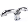 Chrome Rams Horn Style Exhaust Manifolds [Fits Most Round/Square Port Small Block Chevy Stock Cylinder Heads] - image 2