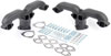 Cast Iron Rams Horn Style Exhaust Manifolds [Fits Most Round/Square Port Small Block Chevy Stock Cylinder Heads] - image 2