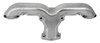 Silver Ceramic Coated Rams Horn Style Exhaust Manifolds [Fits Most Round/Square Port Small Block Chevy Stock Cylinder Heads] - image 4