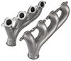 Exhaust Manifolds for GM Gen III/IV LS Engines, V-Band-Type Collector [Natural Finish] - image 3