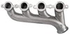 Exhaust Manifolds for GM Gen III/IV LS Engines, V-Band-Type Collector [Natural Finish] - image 4