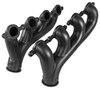 Exhaust Manifolds for GM Gen III/IV LS Engines, V-Band-Type Collector [Black Ceramic Coated] - image 3