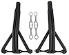 Demolition Derby Headers for Small Block Chevy [1 5/8 in. Primary Tubes, 3 in. Collector] - image 1