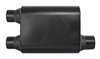 Chambered Deep-Tone Muffler 2.500 in. Offset Inlet / 2.250 in. Dual Outlets - image 2