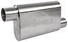 Stainless Steel Chambered Deep Tone Muffler with 3" Offset Inlet & Outlet - image 1