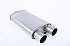Turbo Muffler [3 in.] Centered/Dual - Reversible - image 2