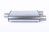 Turbo Muffler [3 in.] Centered/Dual - Reversible - image 3
