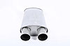 Turbo Muffler [3 in.] Centered/Dual - Reversible - image 4