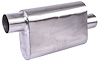 Chambered Deep-Tone Muffler 3 in.  Offset Inlet / Center Outlet - image 1
