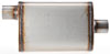 Satin SS Oval Muffler [2 1/2 in.] Offset / Centered - Reversible - image 2
