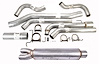 Duramax Diesel Turbo-Back 4 in.Dual Exhaust Kit for 2001-2004 GM 3/4 & 1 Ton Trucks - image 1