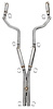 Cat-Back Exhaust Kit for 2011-2014 Charger 5.7L Hemi RWD & AWD - image 1