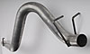 Jeep Wrangler YJ Cat-Back Single Truck Exhaust System 1991-95 Jeep Wrangler YJ 4.0L - image 2