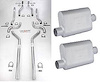 Dual Exhaust with Chambered Mufflers Mopar A-Body - image 1