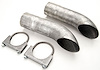 3.5" ID Exhaust Turndowns Pair - image 1