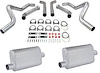 Dual Exhaust with Chambered Mufflers 1973-77 Chevelle/Malibu/El Camino/Monte Carlo/ Cutlass/Century/Regal/Grand Prix - image 1