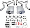 Header-Back Dual 2-1/2" Exhaust Kit, 1967-81 Camaro/Firebird - image 1