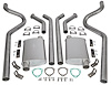 Header-Back Dual 2-1/2 in. Exhaust Kit for 1964-1973 Mustang - image 1