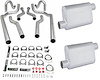 Dual Exhaust with Chambered Mufflers 1964-72 Chevelle/Malibu/El Camino - image 1