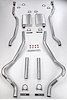 Header-Back Dual 2-1/2 in. Exhaust Kit 1978-1988 Malibu, Monte Carlo, Regal, Grand Prix, Cutlass - image 1