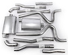 Header-Back Dual 2-1/2 in. Exhaust Kit 1964-1973 Mustang - image 1