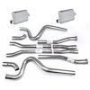 Dual Exhaust with Chambered Mufflers 1964-73 Mustang - image 1