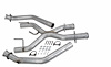 Off-Road X-Pipe for 1986-1993 Mustang LX/GT and 1993 Cobra 5.0L - image 1