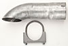 3.5" ID Exhaust Turndown 1 per pkg. - image 2