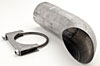 4.0" ID Exhaust Turndown 1 per pkg. - image 3