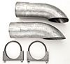 4.0" ID Exhaust Turndowns Pair - image 2