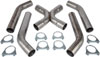 Universal X-Pipe Kit [3 in., 409 Stainless Steel] - image 2