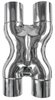 X-Pipe Crossover 2.5" Inlet/Outlet Stainless Steel - image 2