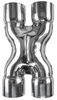 X-Pipe Crossover 3" Inlet/Outlet Stainless Steel - image 2