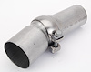 Ball & Socket Exhaust Pipe Connector/Reducer 3" O.D. to 2-1/2" O.D. - image 1
