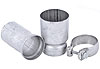 Ball & Socket Exhaust Pipe Connector/Reducer 3" O.D. to 2-1/2" O.D. - image 2