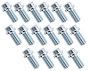 3/8"-16 Header Bolt Kit, Hex Head, 3/4" Long for Ford and Chevy