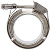 Stainless Steel Quick Release V-Band Clamp & Aluminum Flanges 3 in. - image 2