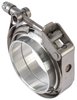 Stainless Steel Quick Release V-Band Clamp & Aluminum Flanges 3 in. - image 3