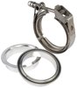 Stainless Steel Quick Release V-Band Clamp & Aluminum Flanges 3 in. - image 4