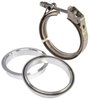 Stainless Steel Quick Release V-Band Clamp & Aluminum Flanges 4 in. - image 4