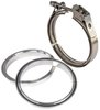 Stainless Steel Quick Release V-Band Clamp & Aluminum Flanges 5 in. - image 4