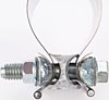 Butt Joint Exhaust Band Clamp Fits 2" OD Pipe - image 3