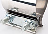 Butt Joint Exhaust Band Clamp Fits 2-1/4" OD Pipe - image 4