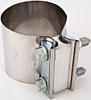 Butt Joint Exhaust Band Clamp Fits 3-1/2" OD Pipe - image 2