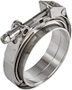 Stainless Steel Quick Release V-Band Clamp & Flanges 3 in.