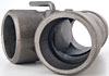 Cast Iron Exhaust Cutout with Cable 2-1/4" OD - image 2