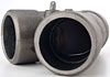 Cast Iron Exhaust Cutout with Cable 2-1/4" OD - image 3